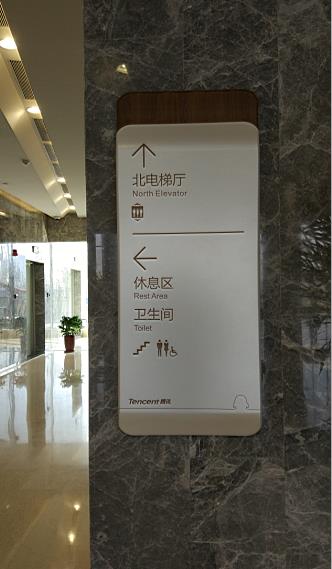 不銹鋼鏤空導視牌