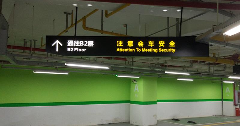 不銹鋼鏤空導視牌
